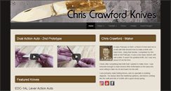 Desktop Screenshot of chriscrawfordknives.com